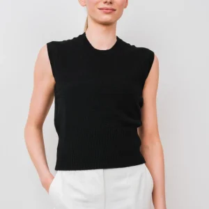 Cropped Crew Tank Top